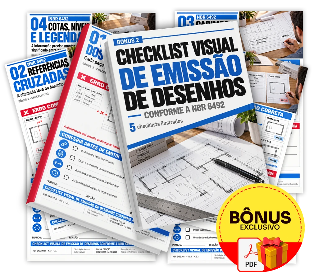 Checklist Visual de Emissão de Desenhos conforme a NBR 6492